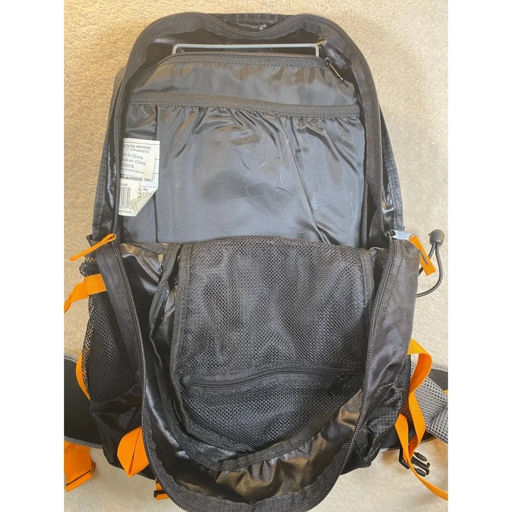 Coleman Kaver 25L Hiking Backpack Black & Orange
